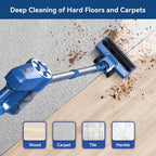UMLo Cordless Vacuum Cleaner, 6-in-1 Stick Vacuum with 2200 mAh Battery for Home Carpet Hardwood Floor Pet Hair, N3S