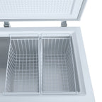 Hamilton Beach 25 Cu. Ft. Chest Freezer, 2 Doors, Garage Ready, White