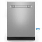 Midea Ultra-Quiet, Built-in dishwasher with Wi-Fi and Targeted Wash Zones, MDT24P5AST, Stainless Steel