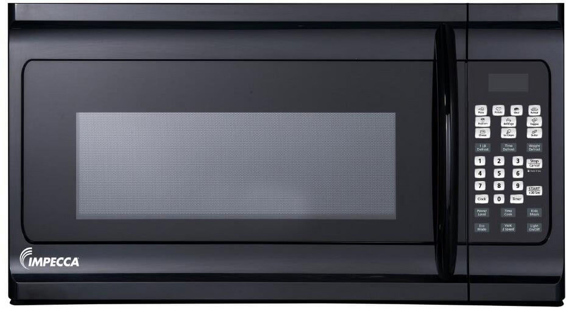 Impecca OM-1600W 30" Over the Range Microwave with 1.6 cu. ft. Capacity; 1000 Watts Cooking Power; 300 CFM and Child Lock in White
