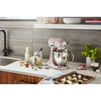 KitchenAid Artisan Series 5-Quart Tilt-Head Stand Mixer, Feather Pink, KSM150PS