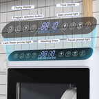 Happydeer Mini Dishwasher with a Built-in 5L Water Tank, No Hookup Needed, 2-Tier Rack, 3-Spray Arm, Air-Dry Function, Automatic Smart Portable Countertop Dishwasher