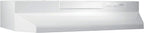 Broan-NuTone F403611 Two Four White 36-inch Under-Cabinet 4-Way Range Hood, with 2-Speed Exhaust Fan and Light
