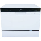 6 Place Settings Silver Countertop Dishwasher with Delay Start and LED display