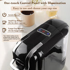 Espresso Maker for Nespresso Capsule, Lavazza Blue Capsule & Coffee Powder, 19 Bar Pump Pressure Makes Authentic Espresso Coffee, Mini Espresso Coffee Machines with Removable Water Tank.