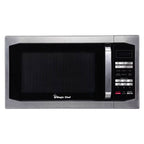 Magic Chef 1.6 Cu. ft. 1100W Countertop Microwave Oven with Push-Button Door in Black, New