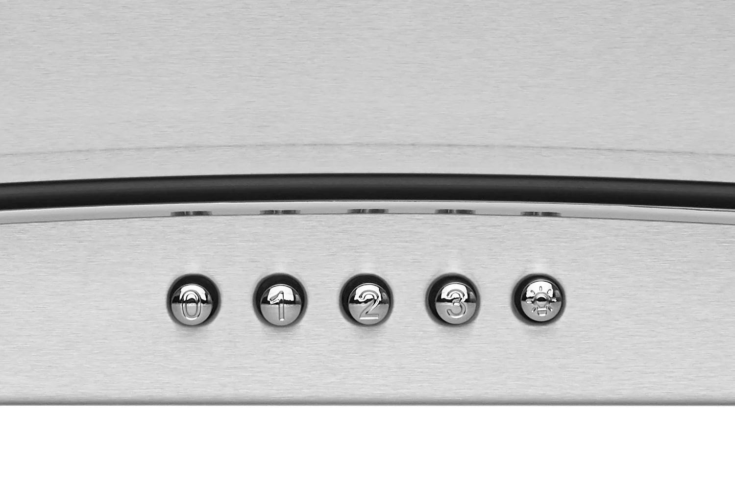 Hauslane WM-600SS-30 30 in. Convertible Stainless Steel Wall-Mounted Range Hood with Charcoal Filter
