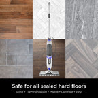 Shark SteamSpot Steam Mop with Steam Blaster for Sealed Hard Floors, XL Removable Tank, Washable Dirt Grip? Pad, 2  Modes,S2000