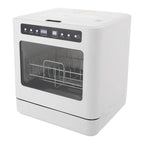White Portable Mini Dishwasher, Countertop Dishwasher, Household Mini Dishwasher for Homes, Apartments