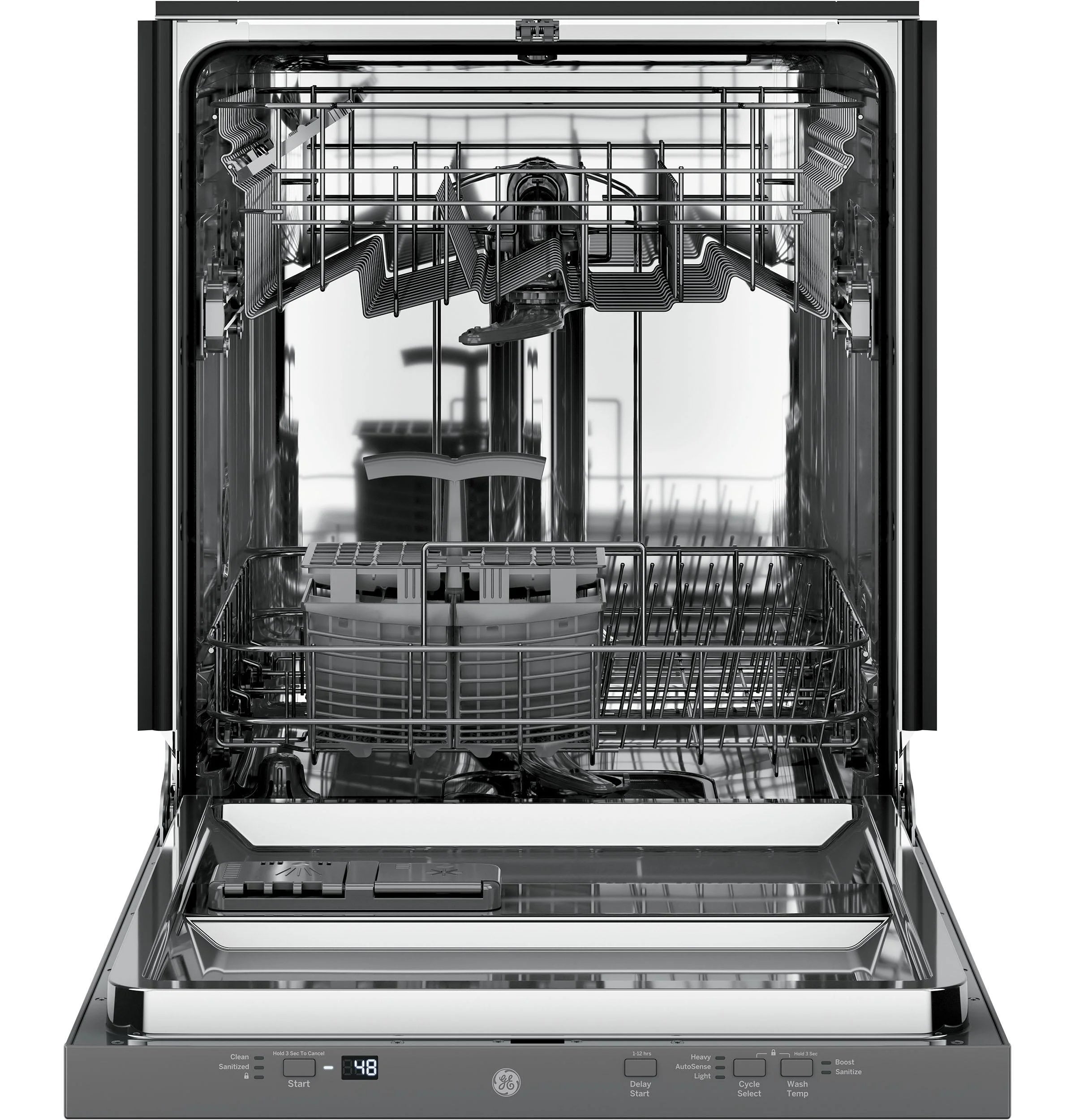 GE Appliances GDT225SSLSS 24 Inch Built In Fully Integrated Dishwasher Stainless Steel