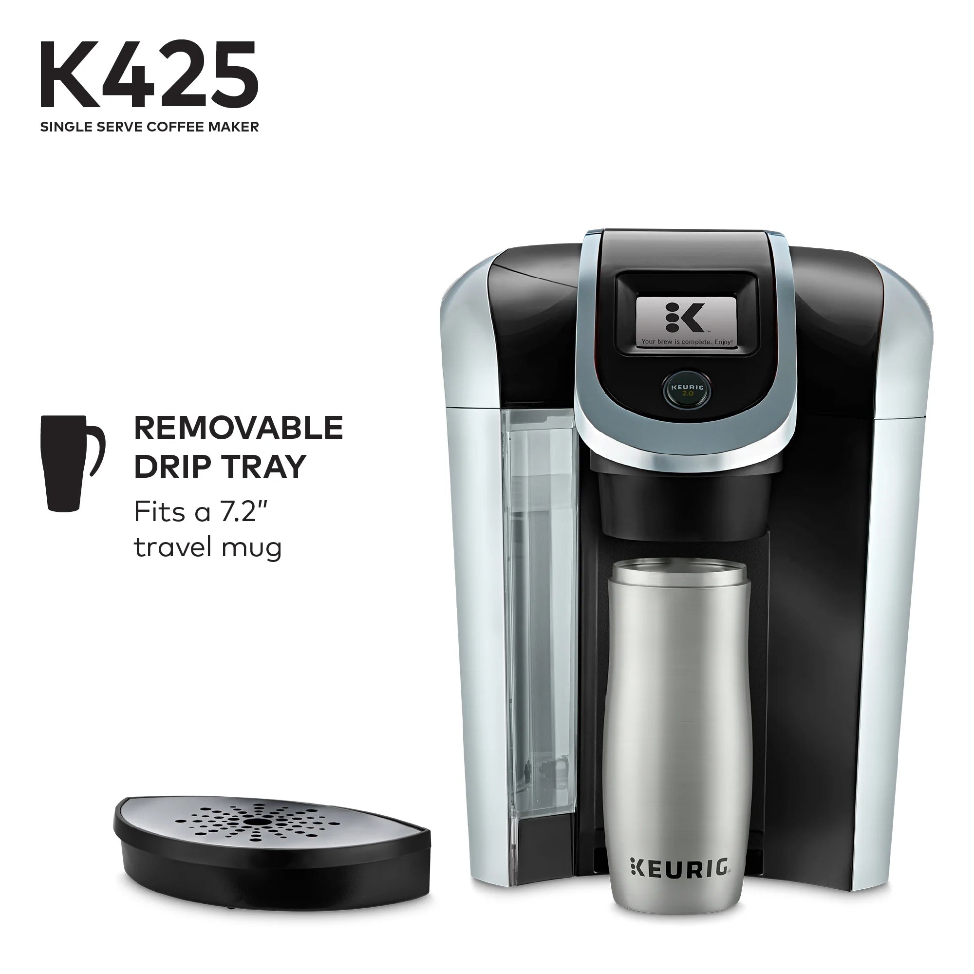 Keurig K425 Single Serve Coffee Brewer, Black