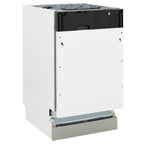 Zline Dwvz-18-G 18" Wide 10 Place Setting Built-In Panel Ready Top Control Dishwasher -