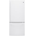 GE APPLIANCES GDE21EGKWW bottom freezer freestanding refrigerator