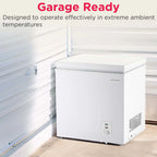 Frigidaire, 2.1 Cu. Ft. Chest Freezer, White