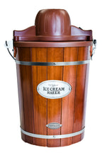 Nostalgia 6-Quart Wood Bucket Ice Cream Maker