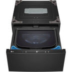 LG WD300CB 1.0 Cu. Ft. SideKick Black Steel Top Load HE Pedestal Washer