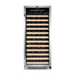 Whynter 24 inch Wine Cooler Refrigerator, 54 Bottle Wine Fridge with Stainless Steel Glass Door