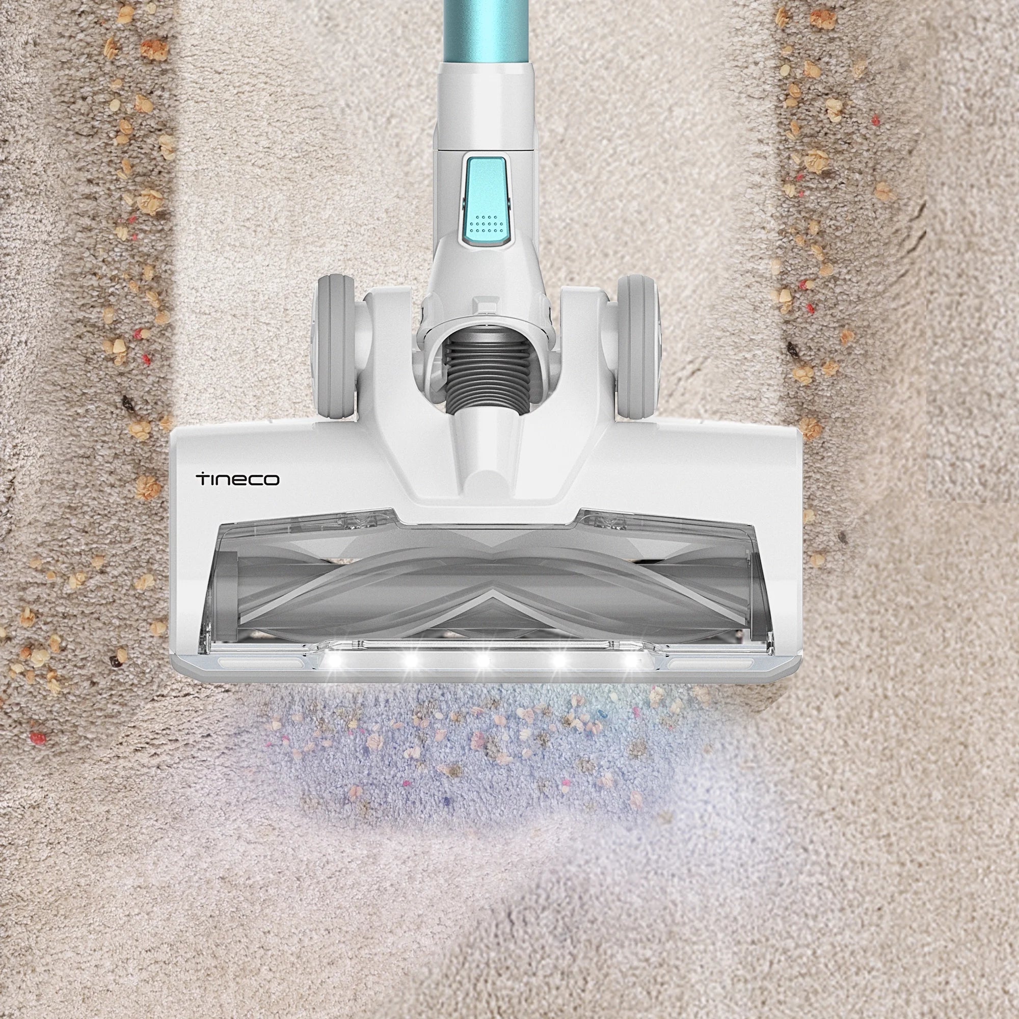 Tineco PWRHERO 11 Cordless Stick Vacuum Cleaner a?? 450W Motor, 120W Suction, 40 Min Runtime, HEPA Filter, LED Brush, Lightweight, Converts to Handheld, for Pet Hair, Carpet & Hard Floors
