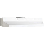 Broan 30-Inch Convertible Under-Cabinet Range Hood, 160 CFM, Black