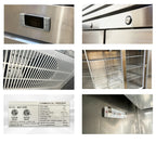 Commercial Reach in Refrigerator, 54" x 32" x 81 3/8", 42 Cubic Ft, Double Door Stainless Steel Fridge, for Restaurant