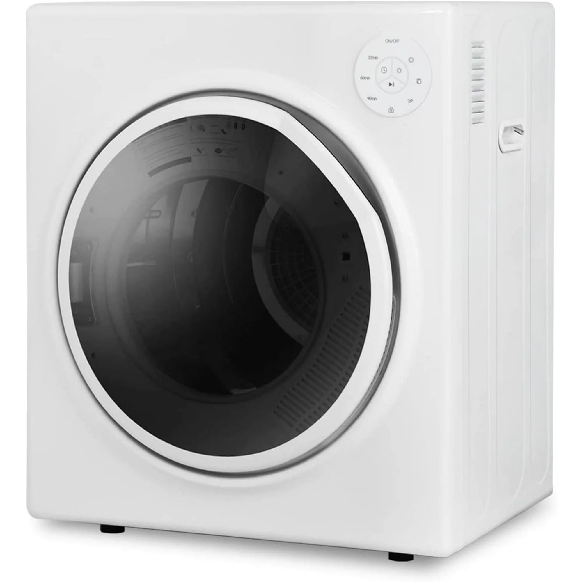 TABU 2.6 cu ft Portable Dryer for Clothes, 8.8 lbs Compact Dryer, Electric Dryer for Apartment,White