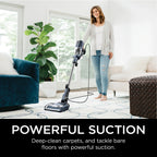 Shark?? UltraLight Pet Pro Corded Stick, PowerFinsa?�� and Self-Cleaning Brushroll, HZ600, Cordless Stick Vacuum, Lightweight, Powerful Suction, Pet Hair, Hard Floor, Carpet, HEPA Filter