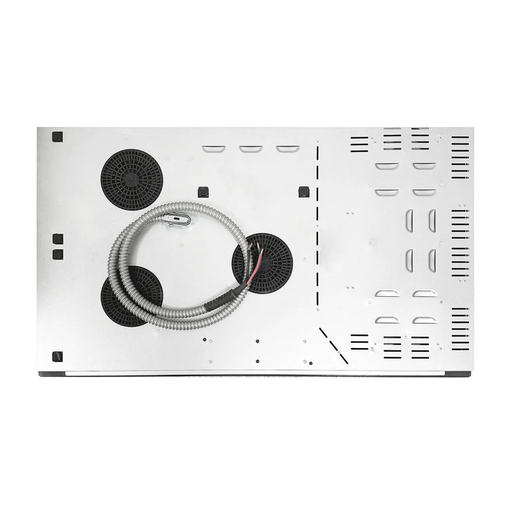 Equator Design 36" Electric Hybrid CERAMIC-INDUCTION 5 Burner Cooktop 220V