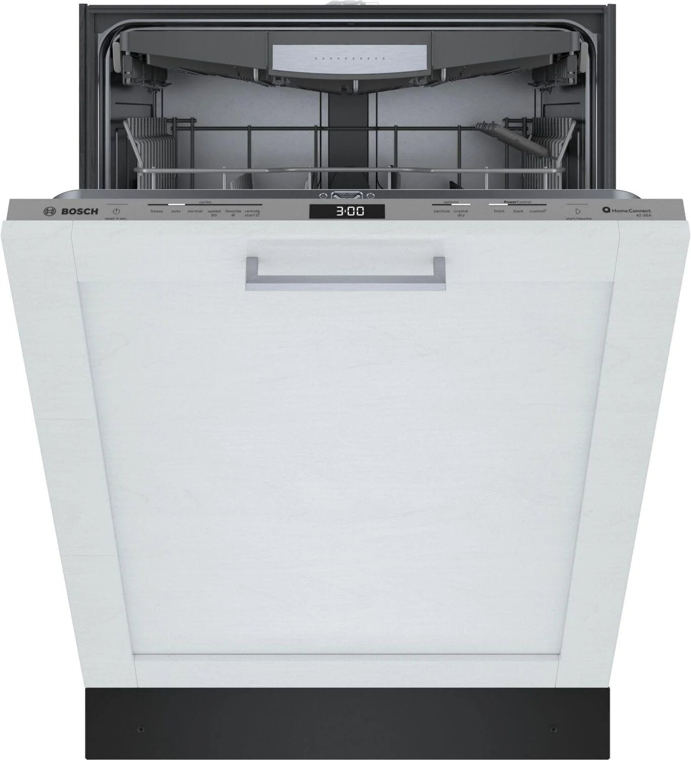 Bosch Shv78cm 800 Series 24" Wide 16 Place Setting Built-In Panel Ready Top Control