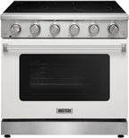 KOSTCH 36 inch Electric Range, 5-Burner Cooktop with 6.0 cu ft Convection Oven, Glass Top, in Stainless Steel