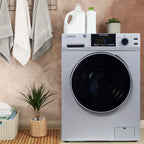 Equator 1.62 cu.ft./15 lbs All in One Combo Washer Dryer with Pet Cycle Silver