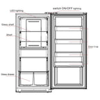 Element EUF17CEBW 17 Cu. Ft. White Convertible Upright Freezer Estar