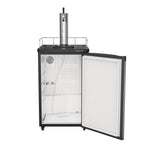Edgestar Kc2000 20" Wide Kegerator And Keg Beer Cooler For Full Size Kegs - Black