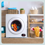 Simzlife 1.6 Cu. ft. Portable Clothes Dryer, Electric Compact Dryer Machine, 19.5 in W, 23.6 in H
