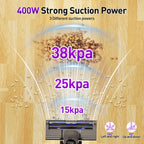 KANFUAQ Cordless Stick Vacuum Cleaner 38KPA 50Mins 2200mAh Lightweight for Home Pet Hair Carpet Hard Floor