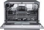 Edgestar Dwp63 21-5/8" Wide 6 Place Setting Countertop Dishwasher - Silver