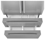 Cosmo 48" Double Oven Gas Range & Dishwasher & French Door Refrigerator Set