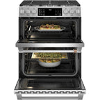 Cafe? C2S950P2MS1 7 Cu. Ft. Stainless Dual-Fuel Double Oven Range
