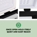 WANAI 5.0 Cubic Feet Chest Freezer Large Home Deep Freezers Black Top Door with Removable Basket