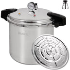UNIFULL 24 Quart/23 Liter Pressure Cooker,Pressure Canner with Pressure Gauge,Pressure Relief Valve - 15 PSI,and Sealing Ring