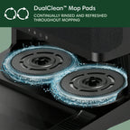 iRobot Roomba Plus 405 Combo Robot Vacuum & Mop + AutoWash Dock, 2-in-1 for Carpet and Hard Floors, Self Empties, LiDAR, Avoids Mopping Carpets, Pad Wash & Dry, Model# G185020