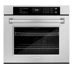 ZLINE 30 in. Professional Convection Single Wall Oven with Air Fry and Self Clean in DuraSnow Stainless Steel (WASS-30)
