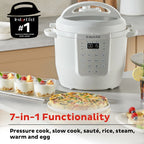 Instant Pot 6Qt RIO Chef Series 7-in-1 Multi-Cooker, Pressure Cooker, Slow Cook, & More, Black