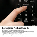 Sharp New 1.4 CF Smart Countertop Microwave Oven, Orville Redenbacher's Certified, ZSMC1469KS