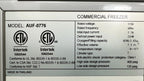 Cooler Depot 27.5 In. 7.2 Cu.ft Stainless Steel Undercounter Freezer AUF-0776 NSF ETL Certified
