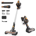 INSE Cordless Vacuum Cleaner, 40kPa Rechargeable Stick Vacuum with 300W Brushless Motor for Carpet Hardwood Floor Pet Hair,S620