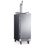 Edgestar Kc1500 15" Wide 1 Tap Kegerator - Stainless Steel
