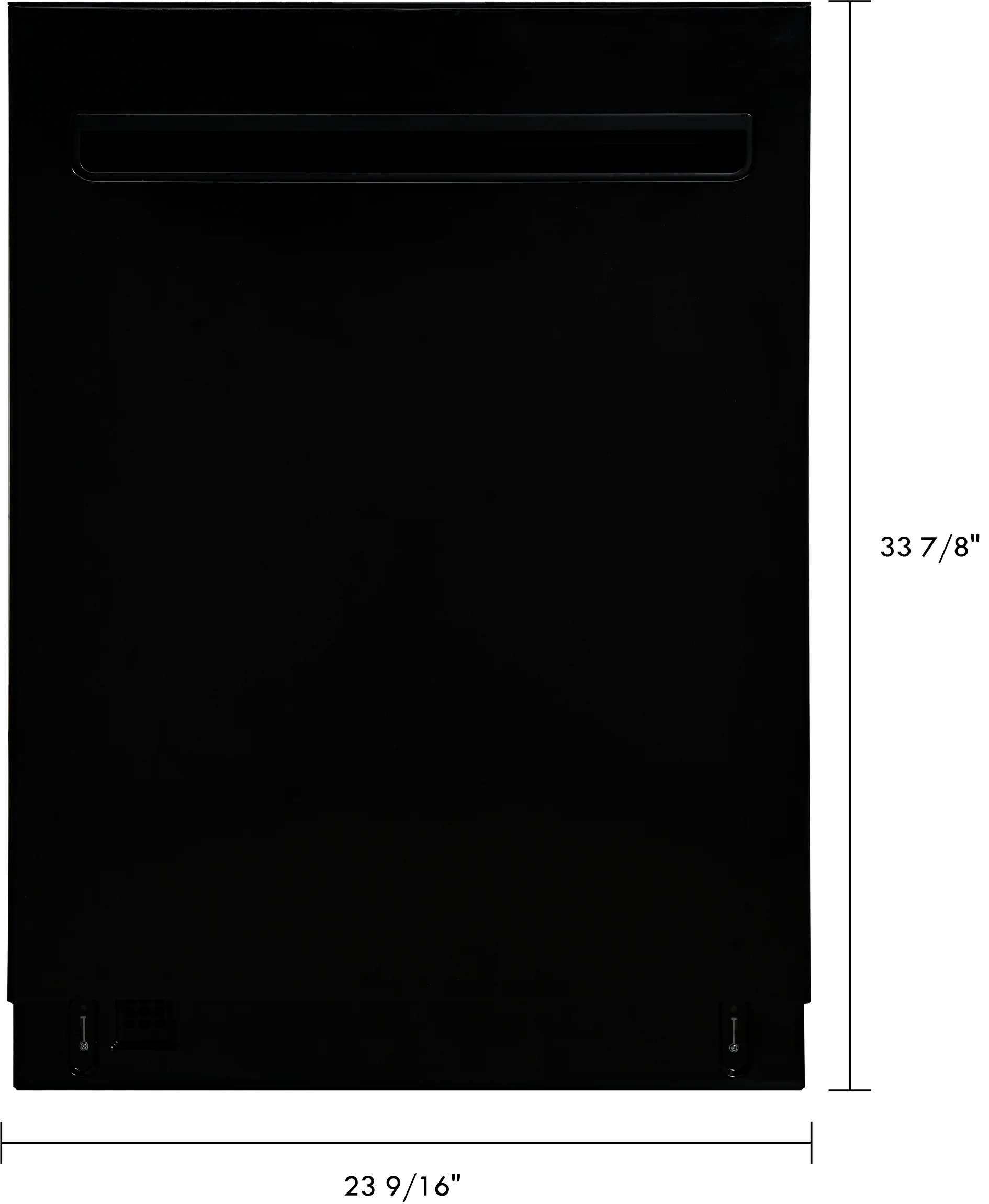 Kenmore 02214639 24" Built-in Stainless Steel Tub Dishwasher, Removeable 3rd Rack, SmartWash, Black