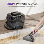 Inolait Portable Carpet Cleaner Machine, 20Kpa Powerful Upholstery Cleaner Machine, 66oz Large Water Tank, with Brush for Pets, Stairs, Black