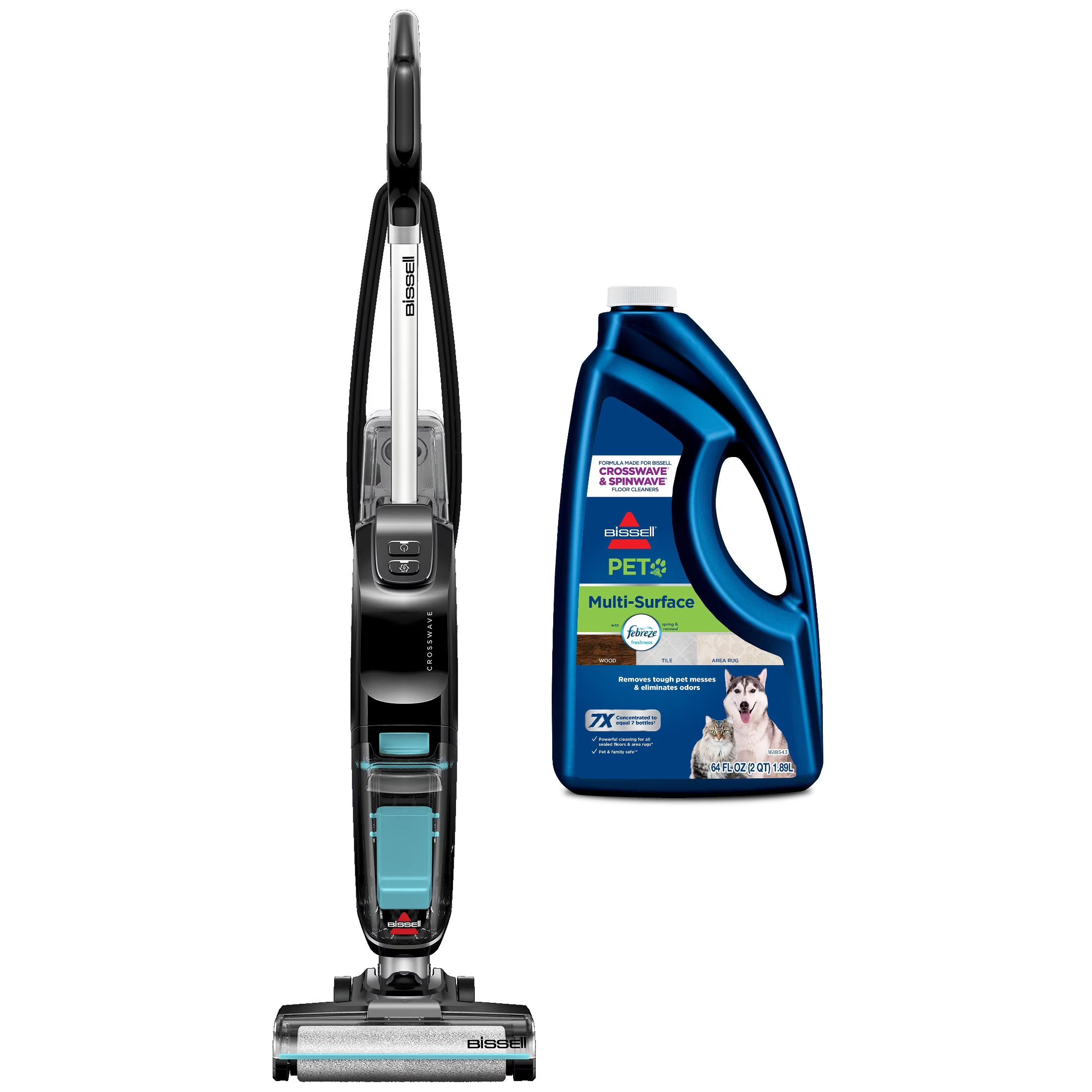 BISSELL CrossWave Hard Floor Expert, Corded, Multi-Surface Hard Floor Cleaner, Wet Dry Vacuum, for Tile, Sealed Wood Floors, and Laminate, Lightweight, Two Tank Technology, Self Cleaning Cycle, 3831