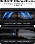 eufy Robot Vacuum Omni E28, HydroJet System , Portable Deep Cleaner, Turbo Suction, DuoSpiral? Detangle Brushes, CornerRover? Arm